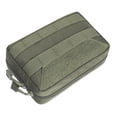 thumbnail image 3 of Bolsa táctica para cinturón Molle, bolsa de primeros auxilios, organizador de bolsillo para senderismo y acampada al aire libre. Verde, 3 of 9