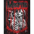 thumbnail image 3 of the Misfits T Shirt Death Comes Ripping Band Logo Official Mens Black, 3 of 3