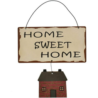Home Sweet Home Dish Drying Mat, Black White Red Home and Heart
