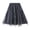 Gray, variant on Women's Summer Midi Tulle Skirt Tiered Bead Flowy A-line Skirt for Travel, Beach, Shopping