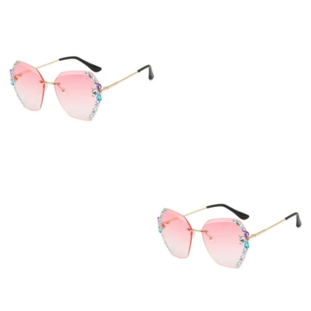 Gafas de Sol sin Montura Qarigey Protector Multiusos para Mujer Lente Bloqueadora de Luz Tipo 4 NO4