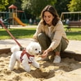 thumbnail image 3 of Adjustable Chest Back Harness for Small and Cats Breathable Mesh Cute Bear Design Escape Proof Buckle, 3 of 4