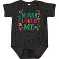 thumbnail image 3 of Inktastic Nonna Loves Me Granddaughter Girls Baby Bodysuit, 3 of 5