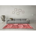 thumbnail image 3 of Ahgly Company Indoor Rectangle Abstract Red Modern Area Rugs, 4' x 6', 3 of 4