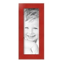 thumbnail image 2 of ArtToFrames 5" x 14" Red Picture Frame, 5x14 inch Red Wood Poster Frame (WOM-4593), 4 Pack, 2 of 7