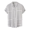 thumbnail image 1 of KaLI_store Shirts for Men Men's Short Sleeve Dress Shirts with Pocket Casual Button Down Shirts -Free Business Shirt White,M, 1 of 4
