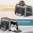 thumbnail image 3 of Petsfit Cat Carrier Dog Carriers Airline Approved, 18 x 11 x 11 Soft-Sided Pet Carrier, 3 Carrying Ways, Lightweight, Breathable, Escape Proof, with Adjustable Shoulder Strap and Soft Cushion, 3 of 8