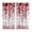 Red, variant on Red Eucalyptus Leaves Kitchen Curtains 63 Inch Length, Summer Botanical Weeping Wooden Grommet Top Bedroom Living Room Curtains, Light Filtering Cafe Curtain Drapes 2 Panels Set 84''x63''
