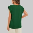 thumbnail image 5 of FLMEI Women Summer Tank Tops Tees New Round Neck Tunic Tops Loose Sleeveless T-Shirt Women's Vest, 5 of 9