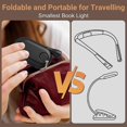 thumbnail image 3 of Reading Light, LED Reading Light Clip Lamp, USB Rechargeable Clip Reading Lamp, 360 Adjustable, Stepless Dimming & 3 Protection Modes, for Reading in, 3 of 5