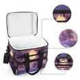 thumbnail image 6 of FORMRS Insulated Cooler Bag 24 Cans Capacity Soft Leakproof Lunch Box with Side Pockets, Night Purple Road, 6 of 7