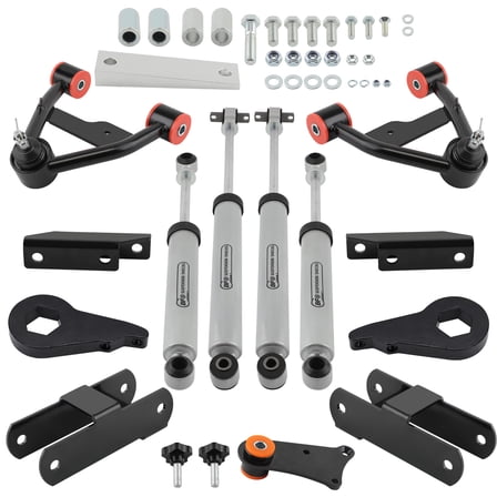 BFO 2.5" Suspension Lift Kit w/Upper Control Arm Shock for 1983-2005 Chevy S10 Blazer for GMC S15 Jimmy 4WD Complete kit