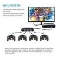 thumbnail image 4 of Adaptador Usb Gamecube Switch Pc Wii U 4 Controles Amarillo, 4 of 8