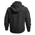 thumbnail image 5 of Hsovts Men Tactical Waterproof Softshell Jacket Hooded Fleece Lined Windproof Coat Military Outdoor Hiking Fall Winter Jackets Black XXL, 5 of 5