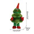 thumbnail image 3 of Gcvizuso Christmas Tree, Christmas Tree Decorations, Christmas Electric Plush Toys Christmas Trees Sing And Dance Christmas Tree Party Electric Toys One Song Style, 3 of 4