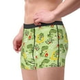 thumbnail image 3 of Wukai Cute Dinosaurs Cartoon Print Men’s Underwear Breathable Boxer Briefs,&nbsp;Moisture Wicking & Breathable-Large, 3 of 7