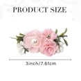 thumbnail image 2 of Juego de 3 pinzas para el pelo con flores, accesorios para el pelo con lazos florales, 2 of 5