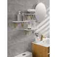 thumbnail image 5 of Set of 3 Wall Mounted Wooden Floating Shelves Storage Shelves Display Shelves for Livingroom Bedroom Kitchen Home Decor ,3 Sizes(11in. 14in. and 16in.), 5 of 8