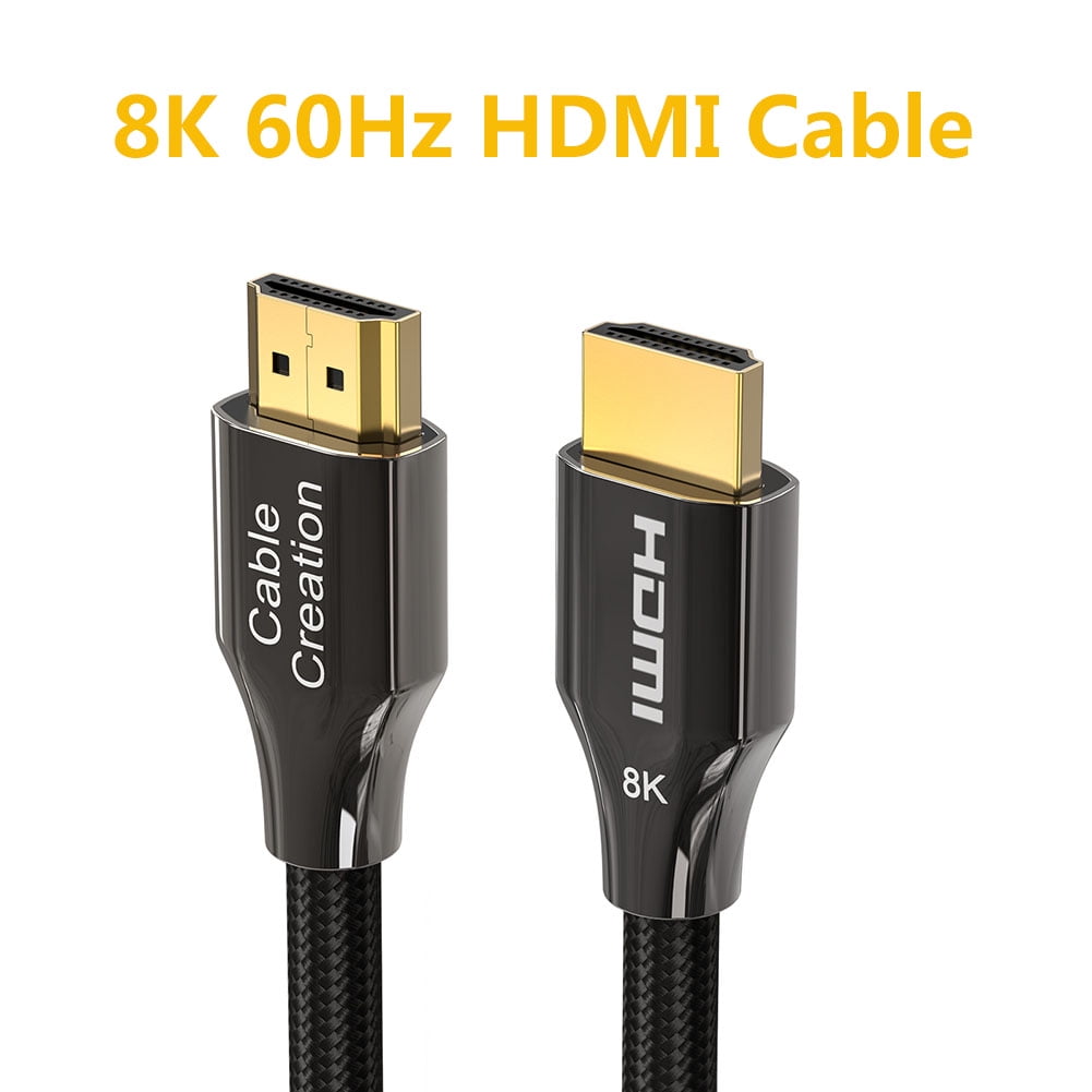 CableCreation 8K 60Hz HDMI Cable 10 Braided eARC HDMI Cable 4K 120Hz for MacBook, PS5, Xbox , Roku - Walmart.com