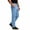 Light Blue, variant on Gamivast Cargo Pants for Men with Multiple Pockets Button Zipper Closure Regular Fit Straight Leg Utility Work Pants Casual Pants Khaki L