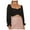 Black-11, variant on Women's Cute Off Shoulder Long Sleeve Self Tie Knot Crop Tube Top Blouse