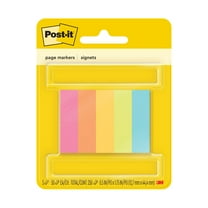 Post-it Page Markers, Assorted Colors, 1/2 in. x 2 in., 250 Page Markers
