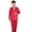 Red, variant on Visland Men's Satin Pajamas Set Long Sleeve Suit Button Solid Color Long Sleeve Suit 2 Piece Sleepwear