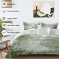 thumbnail image 3 of King 4 Piece Bedding Set Vintage Green Texture Soft Breathable Duvet Cover and Pillowcase, Farm Retro Shabby Wall Art Duvet Cover Set Bed Sheets for Bedroom Dormitory Guest Room, 3 of 9