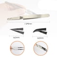 thumbnail image 2 of Replaceable Anti-static Straight Tweezers with Curved Tip DIY Repair Tool for Cellphone Disassembling, 2 of 5