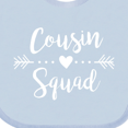 thumbnail image 4 of Inktastic Cousin Squad Boys or Girls Baby Bib, 4 of 4
