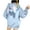 Blue, variant on Winter Coats For Women Classic-Fit Full-Zip Polar Soft Fleece Jacket Pink,XL