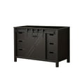 thumbnail image 3 of Lexora Home Marsyas 48" Vanity Cabinet in Brown, 3 of 9