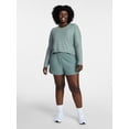 thumbnail image 2 of Athletic Works Women's ButterCore Tee with Long Sleeves, Sizes XS-XXXL, 2 of 7