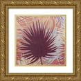 thumbnail image 1 of Hafod, Danielle 20x20 Gold Ornate Wood Framed with Double Matting Museum Art Print Titled - Frond 3, 1 of 4