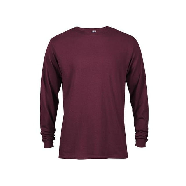 Delta Apparel 027362070151 Pro Poids Adulte 5.2 oz T-Shirt à Manches Longues & 44; Marron - 2X