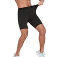 thumbnail image 5 of Mens Compression Running Shorts with Pocket, Athletic Gym Shorts Cool Dry Workout Underwear, Athletic Cool Dry Compression Shorts, Sports Performance Active Running Tights,  Black XL, 5 of 7