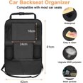 thumbnail image 2 of Organizador de Coche, Organizador de Coche para Niños con 8 Bolsillos, Protector de Asiento de Coche para Niños de Gran Capacidad con Bolsillo Transparente para Tableta, iPad, Botellas, Libros de Juguetes, 1 Pieza Sincero Electrónica, 2 of 5