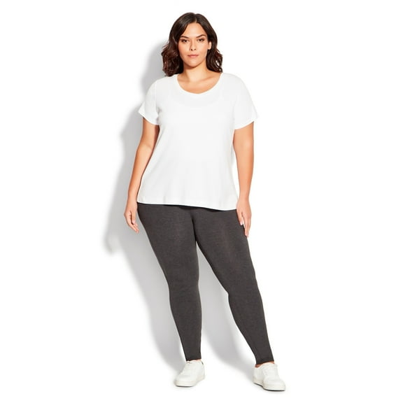 Avenue Women's Plus Size Tall High Rise Legging