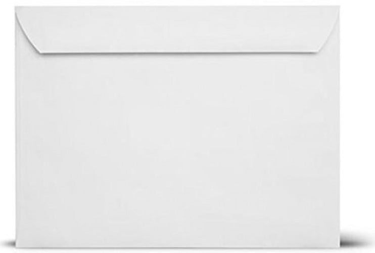 Jumbo 9 x 12 Booklet Envelope - Large Envelope Series Open Side 9 x 12 28# White - Box of 1000 