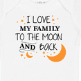 thumbnail image 4 of Inktastic I Love My Family to the Moon and Back Boys or Girls Baby Bodysuit, 4 of 5