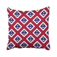 thumbnail image 1 of RYLABLUE Square Throw Pillow Covers Red Navy Blue White Anchors Nautical Pattern Pillowcases Polyester 18 X 18 Inch With Hidden Zipper Home Sofa Cushion Decorative Pillowcase, 1 of 1