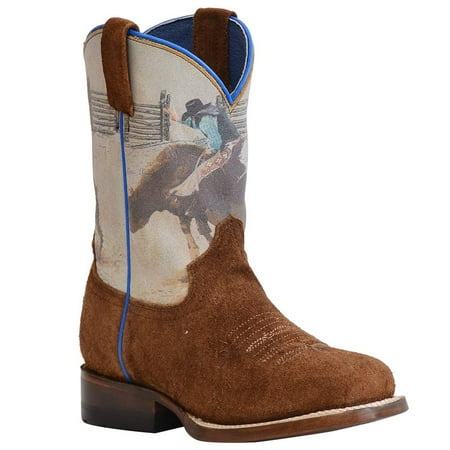 

Roper Footwear Boys 8 Seconds Square Toe Boot 11 M Brown
