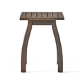 thumbnail image 6 of GZXS Outdoor Slatted-Top Side Table in Gray, Acacia Wood Rectangle Patio Accent Table, Ideal for Poolside, Deck, or Garden, Easy Assembly, 19"L x 15"W x 19.25"H, 6 of 10
