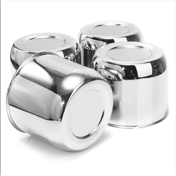 RhinoTuning 112mm/4.41in Push Through Center Caps for 94mm/3.7in Trailer SUVs 4pcs