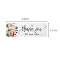 thumbnail image 2 of Wrapables 3" x 1" Small Business Thank You Stickers Roll, Sealing Stickers and Labels for Boxes, Envelopes, Bags, Packages, Floral Peach (120 stickers), 2 of 4