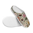 thumbnail image 3 of Disketp Coffee Makers Macaroons Chocolate Women's Men's Slippers Plush Slip-On House Slipper for Winter Indoor Soft Cushion Non-slip Fluffy Slides Slippers-37/38, 3 of 7