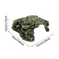 thumbnail image 3 of Turtle Basking Hideout Cave Realistic Resin Rock Reptile Shelter Ornament Aquarium Decor For Turtles Lizards Amphibians Terrarium Tank, 3 of 5
