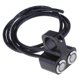 thumbnail image 2 of Motorcycle 1inch Handlebar Headlight Push Button Switch Waterproof 24mm Aperture, 2 of 5