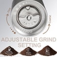 thumbnail image 4 of TGHTBA-Non-Detachable Manual Coffee Grinder with 25 Level Stainless Steel Conical Burr Portable Aluminum Coffee Bean Grinder Suitable for Moka Pot Espresso French Press Pour Over Easy Cleaning with B, 4 of 4