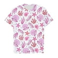 thumbnail image 1 of TIEVOSA T-Shirts d'Été pour Filles à Manches Courtes, T-Shirts Décontractés avec Jolis Imprimés d'Animaux Marins, Chandails à Col Rond pour Usage Quotidien, École, Jeux Extérieurs pour 4-5 Ans (Blanc), 1 of 4